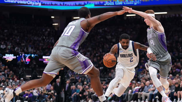 Dallas Mavericks star Kyrie Irving is entering his 13th season.